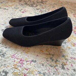 Viviana | Margot square toe wedges